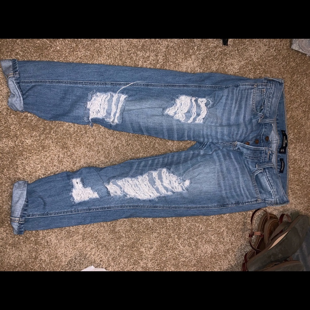 Ripped Boyfriend Jeans